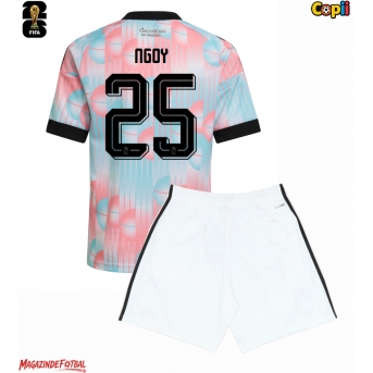 Belgia Nathan Ngoy #25 Echipament de Fotbal Replică Mondial 2026 Copii Deplasare (+ Șorturi)